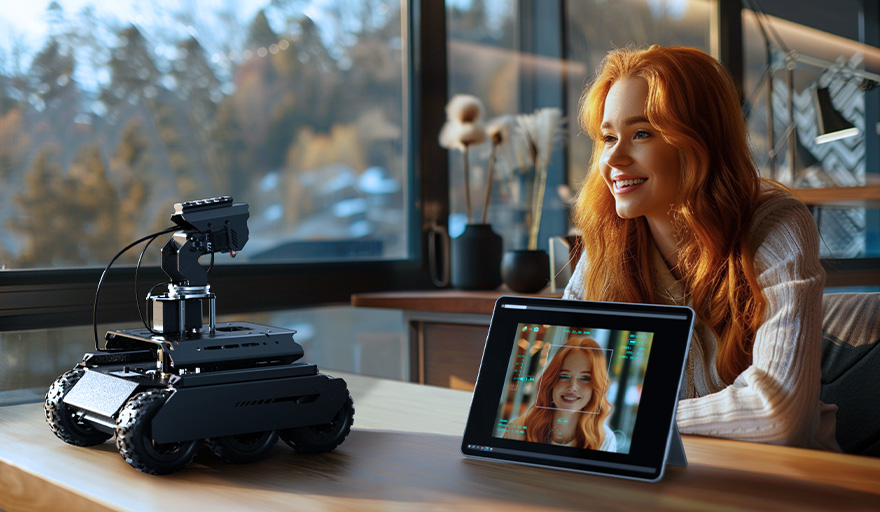 UGV Rover AI 机器人人脸检测