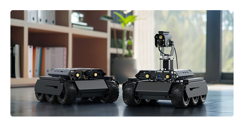UGV Rover AI 机器人产品及包装展示