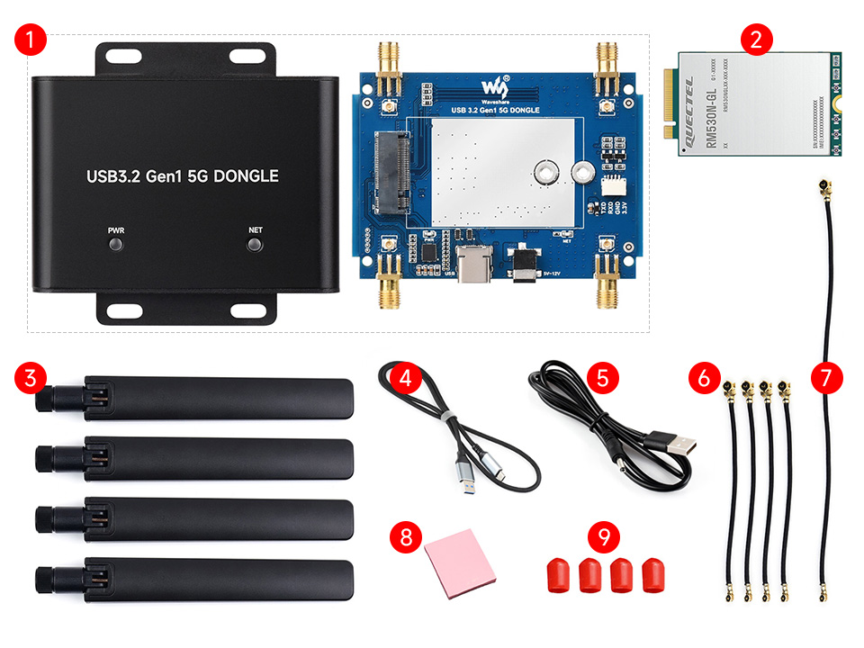RM530N-GL 5G DONGLE 配置