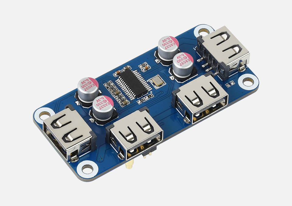 树莓派 USB HUB扩展板主图