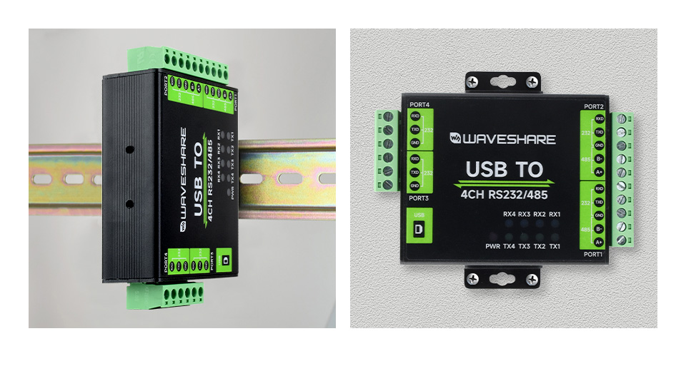 工业级隔离型 USB 转换器工业级铝合金磨砂外壳