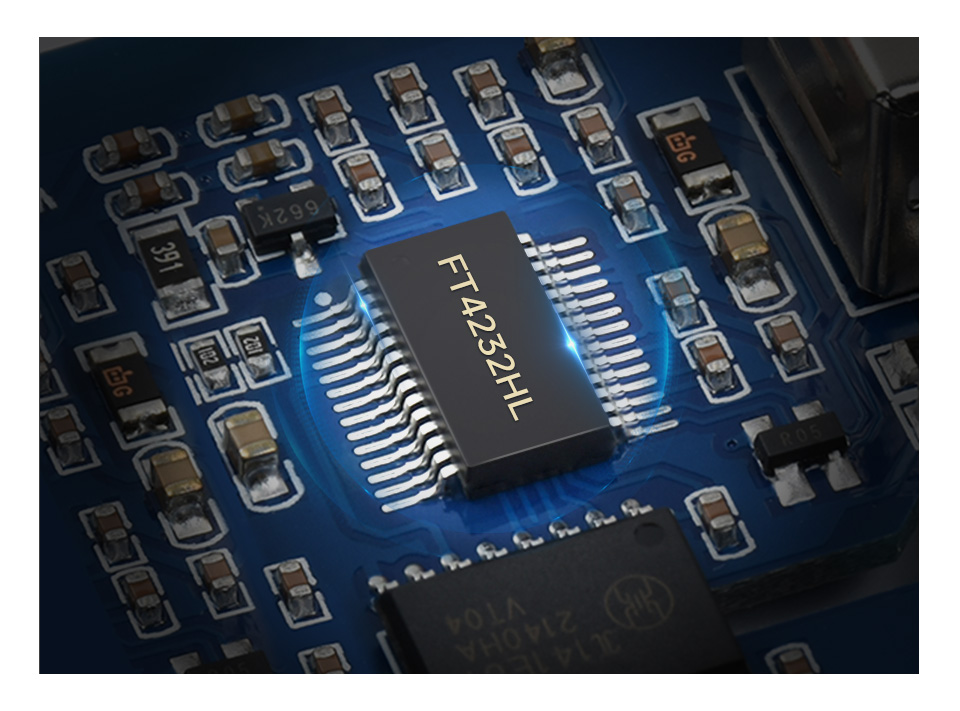 工业级隔离型 USB 转换器多重保护电路