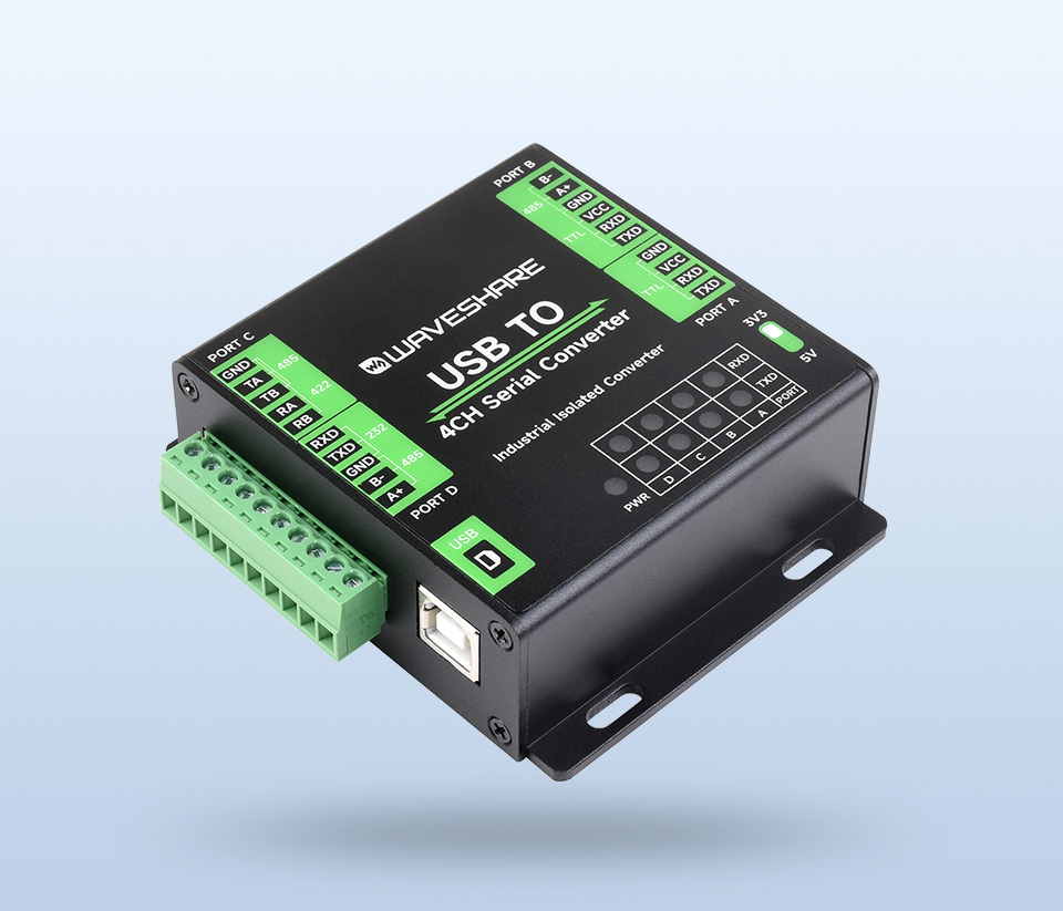 工业级 USB 转 4 路多功能串口主图