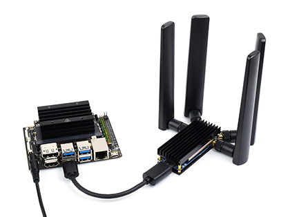 接入 Jetson Nano 的树莓派 5G 通信扩展板