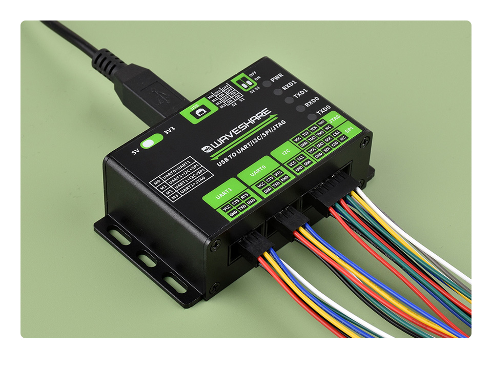 工业级 4 路 USB 集线器产品尺寸