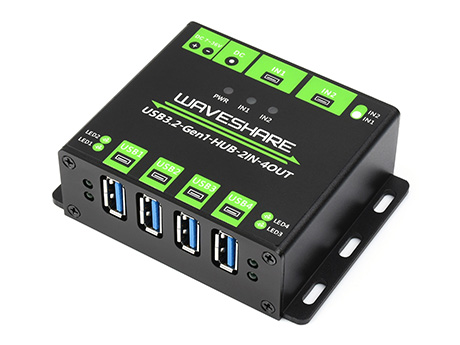 工业级 4 路 USB 集线器配置清单