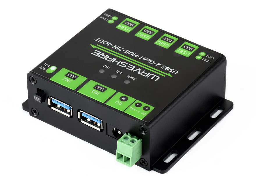 工业级 4 路 USB 集线器产品展示