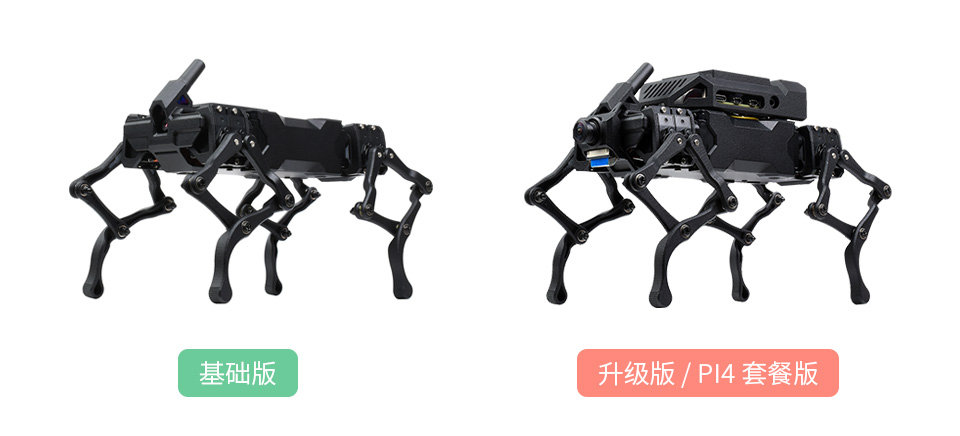 WAVEGO高自由度仿生四足机器狗套餐版本选择