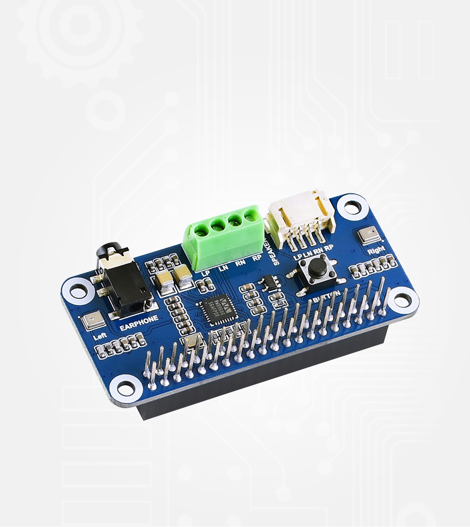 Wm8960 Audio HAT树莓派音频解码扩展板