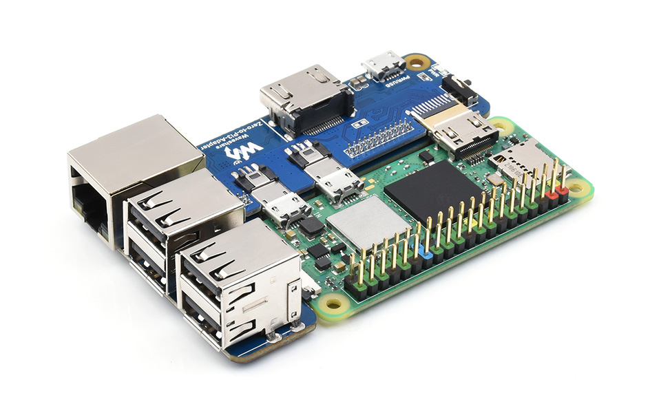 树莓派 zero 转 3B 扩展板轻松组装