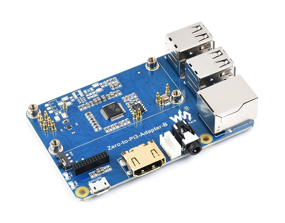 树莓派 zero 2 w 转 3B 扩展板
