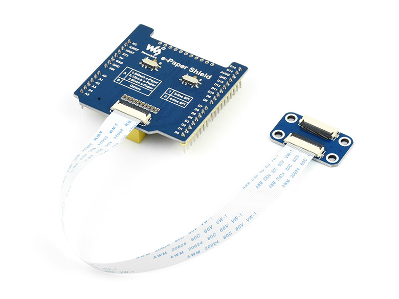 e-Paper Shield斜视图