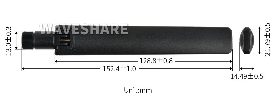 5G全向高增益天线外形尺寸