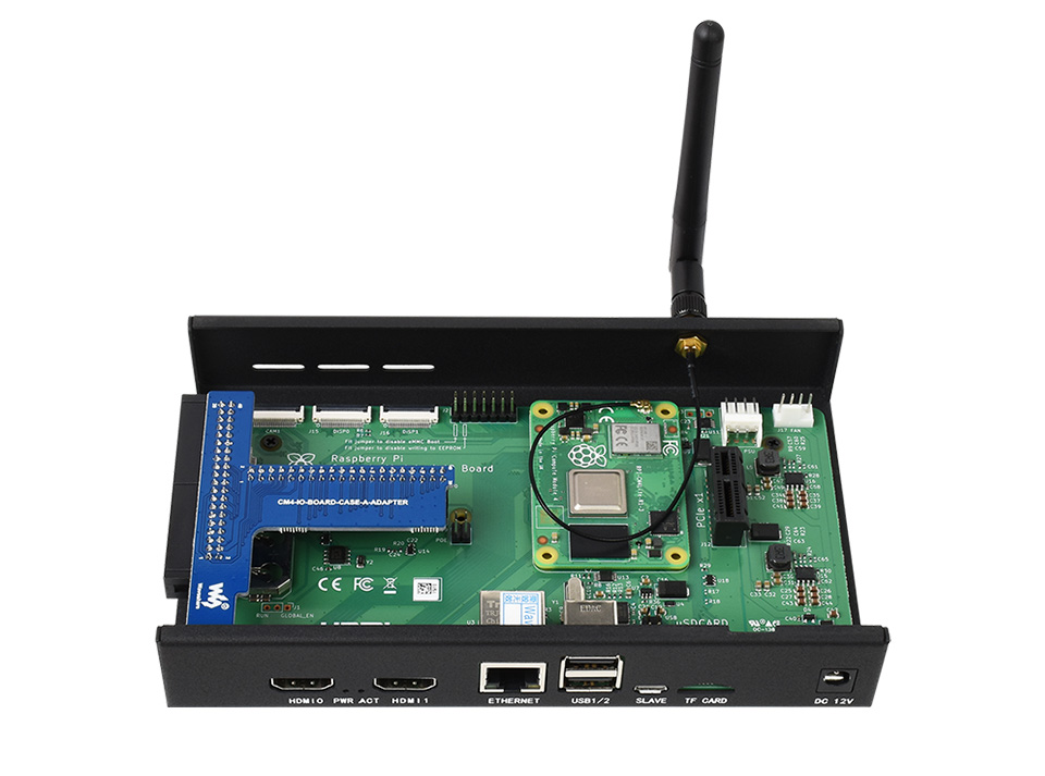 CM4 IO Board 金属外壳板载多种接口
