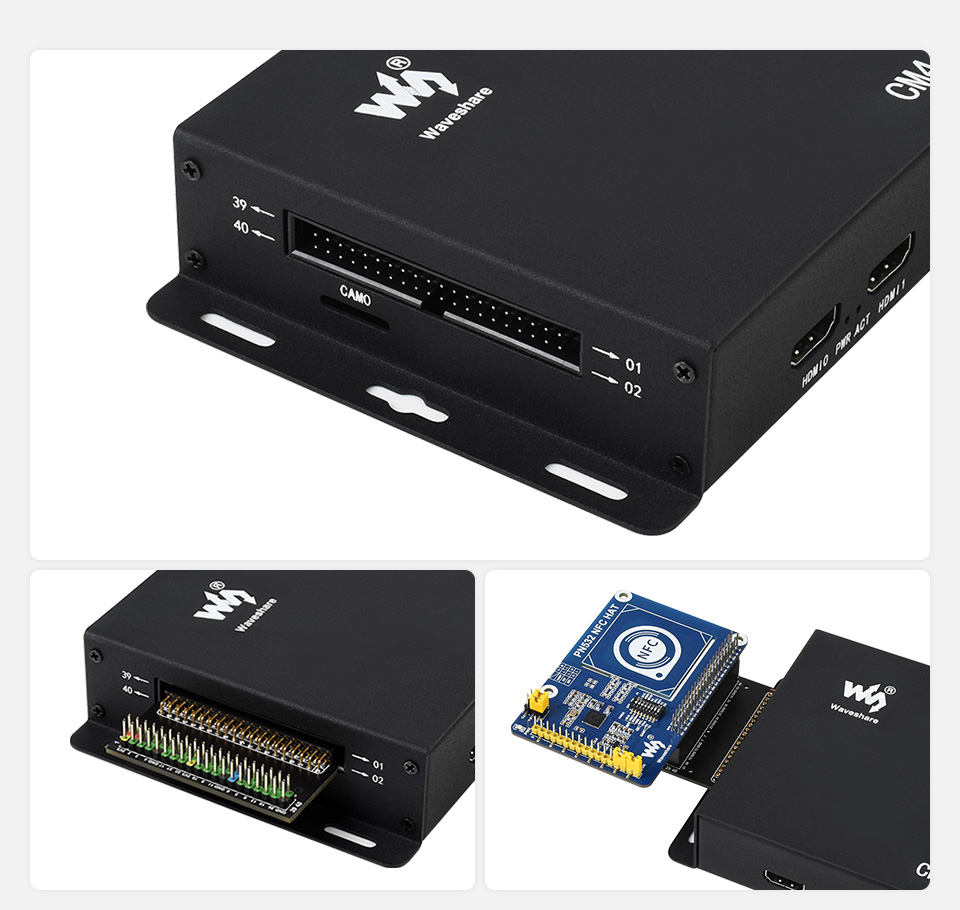 CM4 IO Board 金属外壳孔位设计