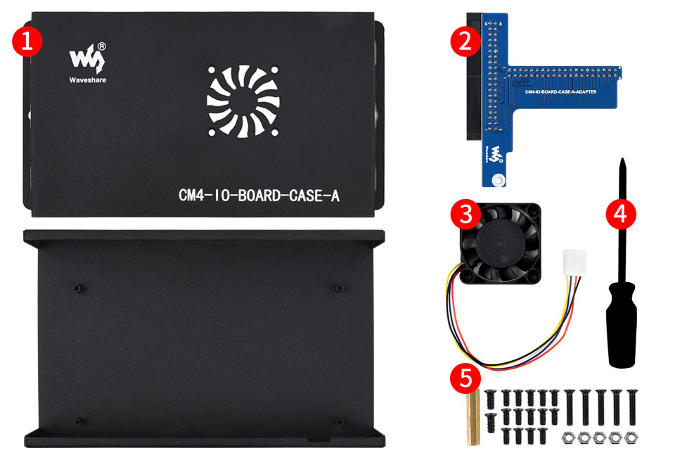 CM4 IO Board 金属外壳配置清单