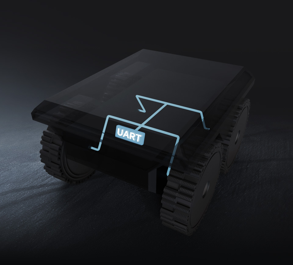 DDSM210 直驱伺服电机支持 UART 通信