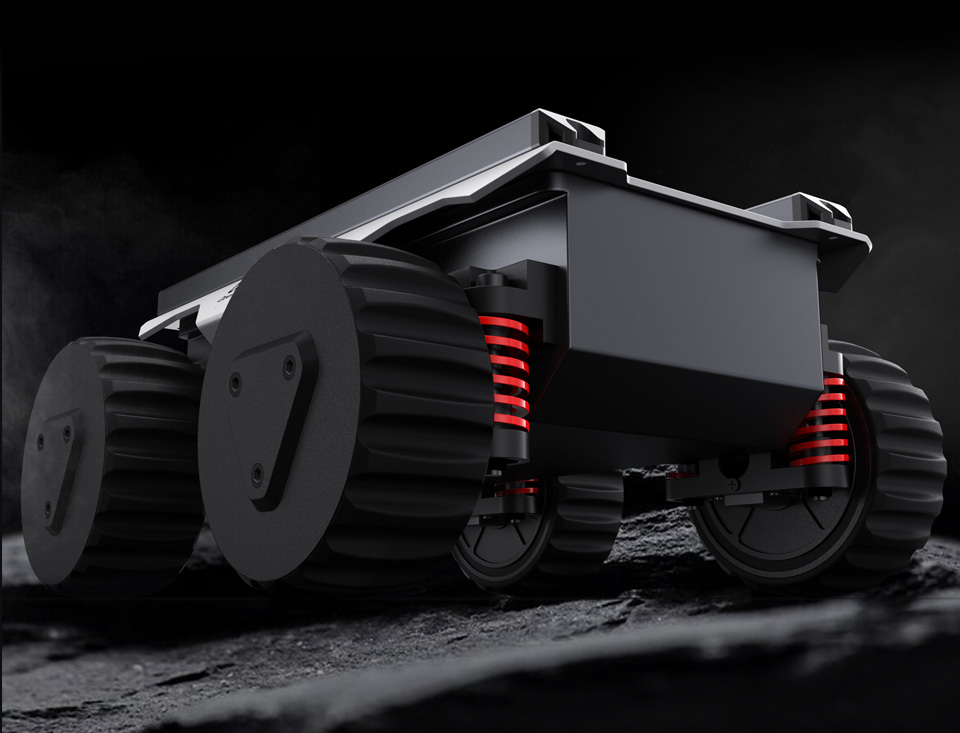 DDSM210 直驱伺服电机 一体化机器人关节设计，仰视图