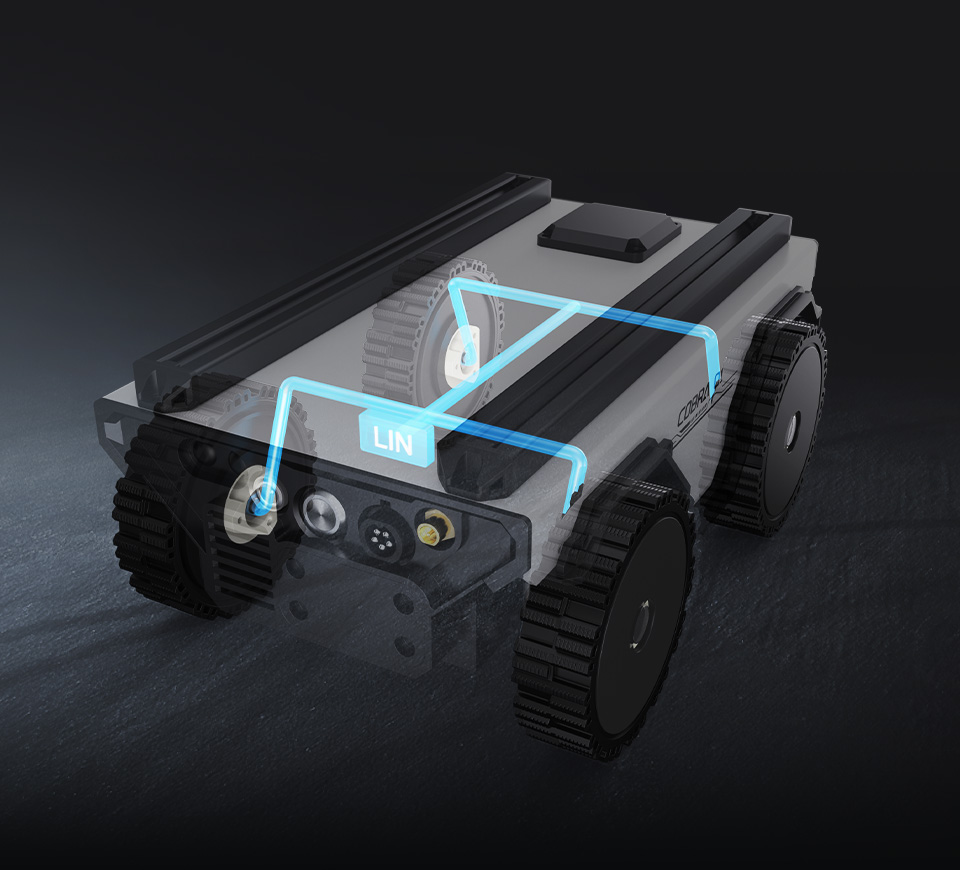 DDSM210 直驱伺服电机支持 UART 通信