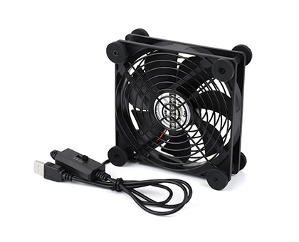 FAN-12025-5V-USB 单风扇带三档调速开关 USB 供电