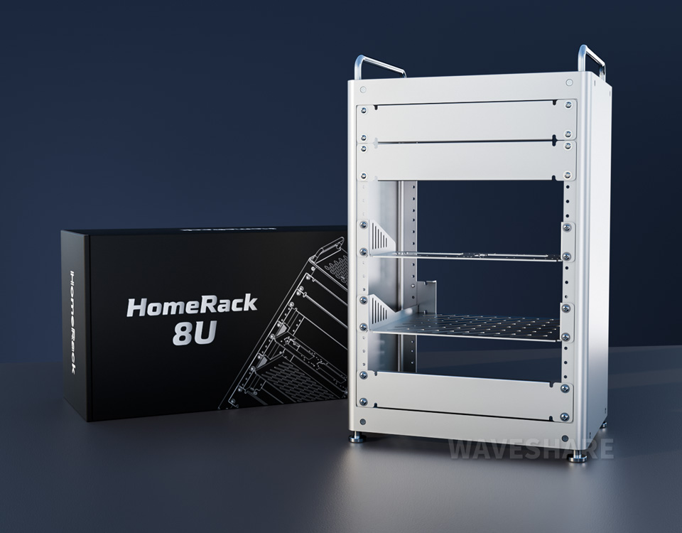 HomeRack 8U 服务器机柜基础套件主图