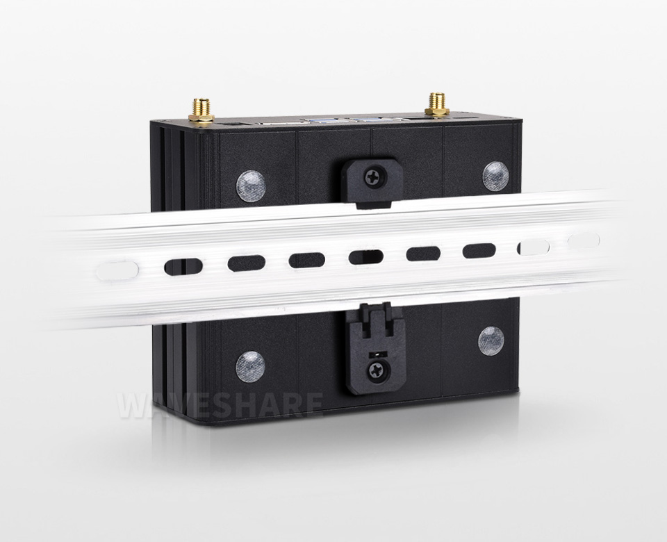 Jetson Orin 铝合金外壳预留导轨固定孔