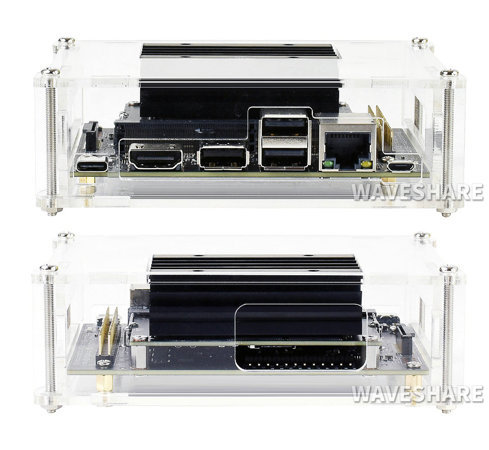 Jetson Nano 亚克力外壳孔位设计