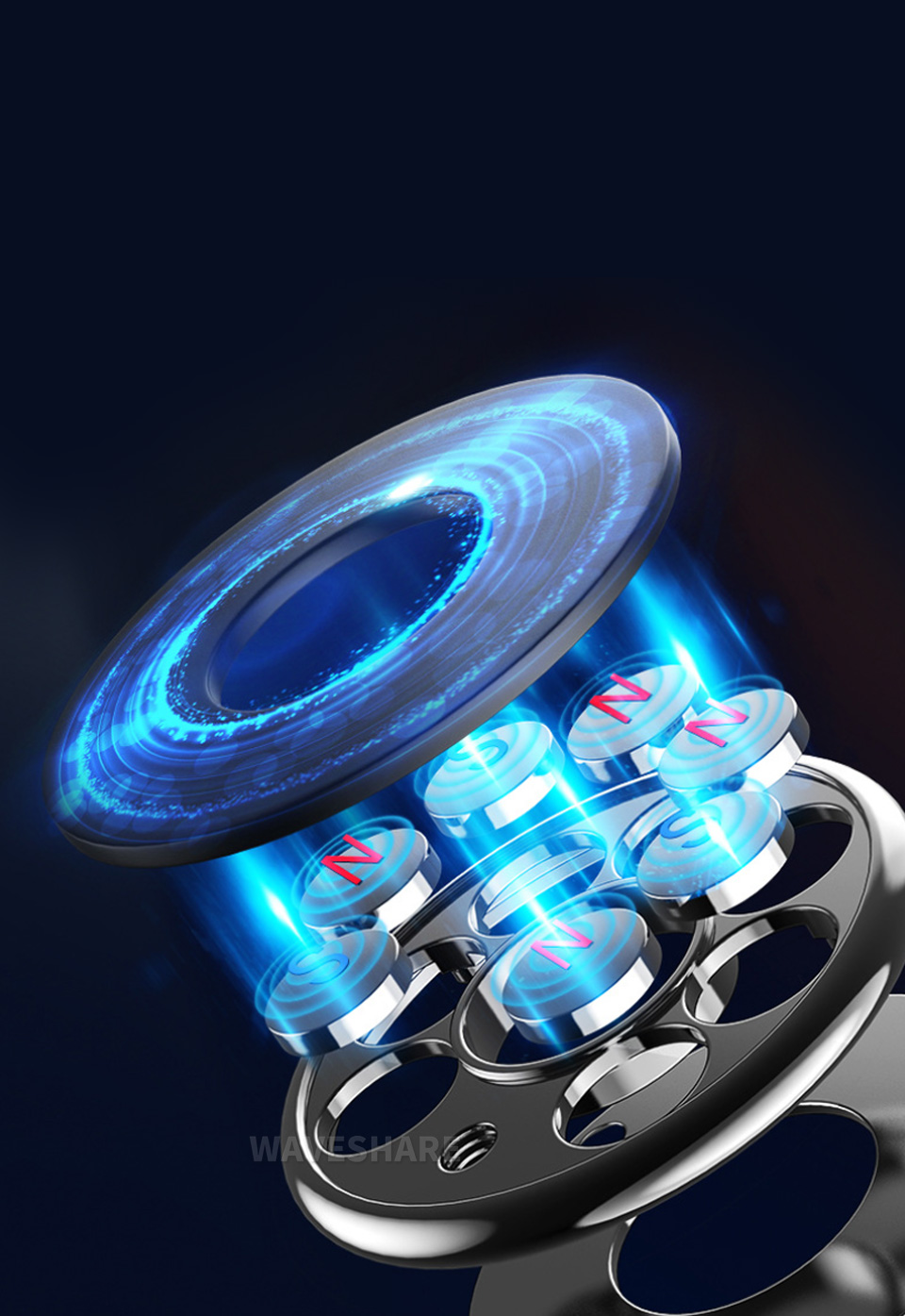 圆环型金属磁吸支架