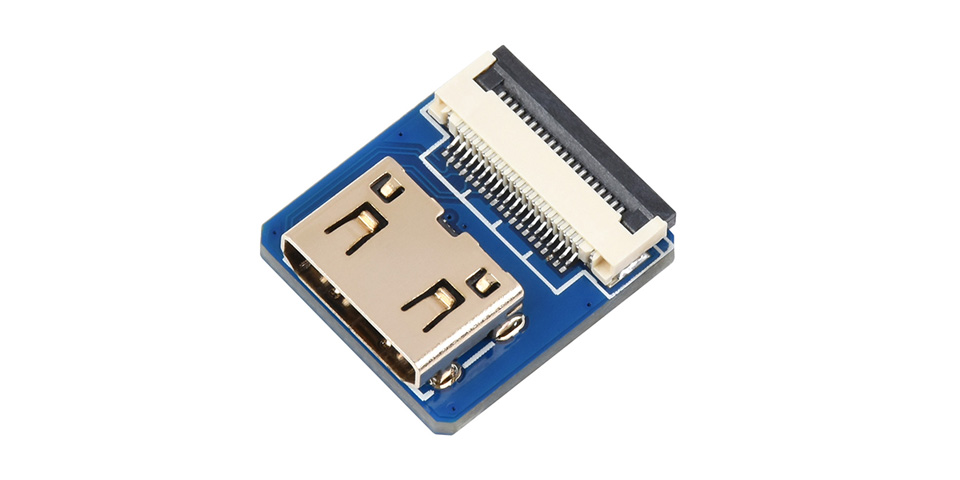 Mini HDMI 水平版 B 型转接头配置