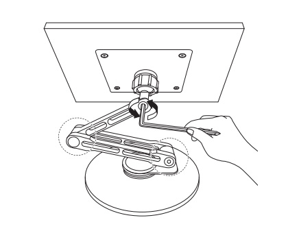 VESA 便携屏支架安装步骤