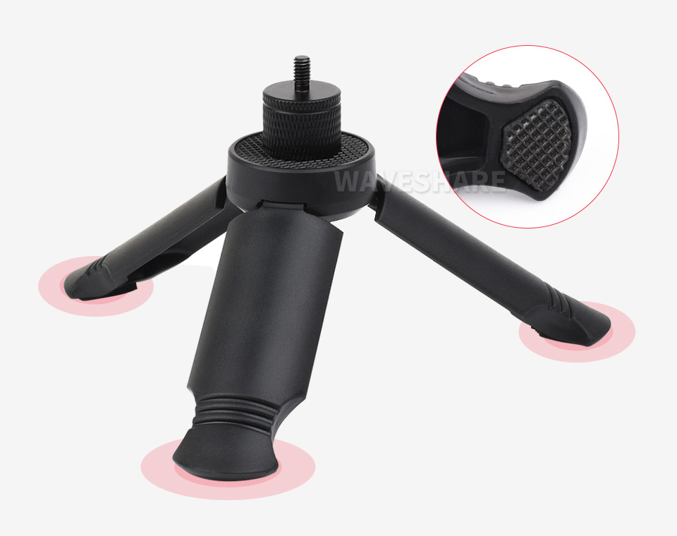 Mini Tripod B 三脚架搭配了防滑垫片