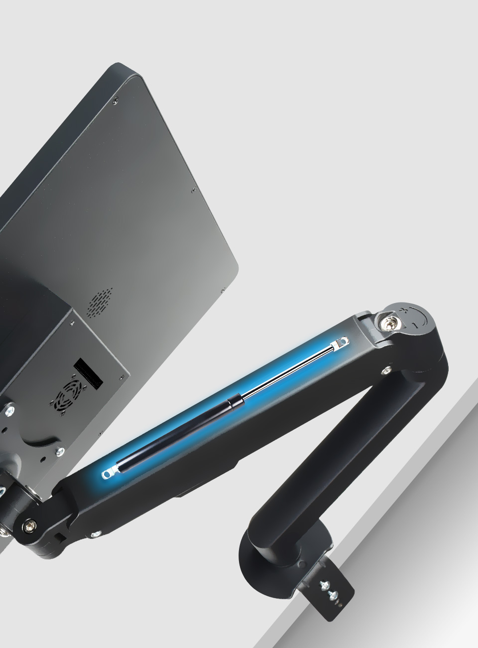 大屏悬浮机械臂支架