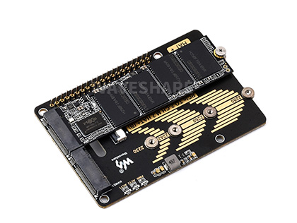 PCIe TO 2-CH M.2 HAT Plus B