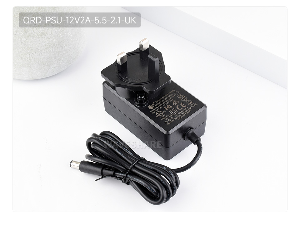 12V 2A 电源英规 (UK)