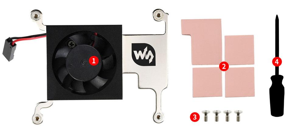 树莓派CPU散热风扇配置清单