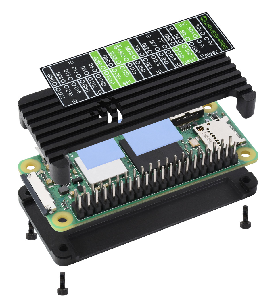 树莓派保护壳安装方式