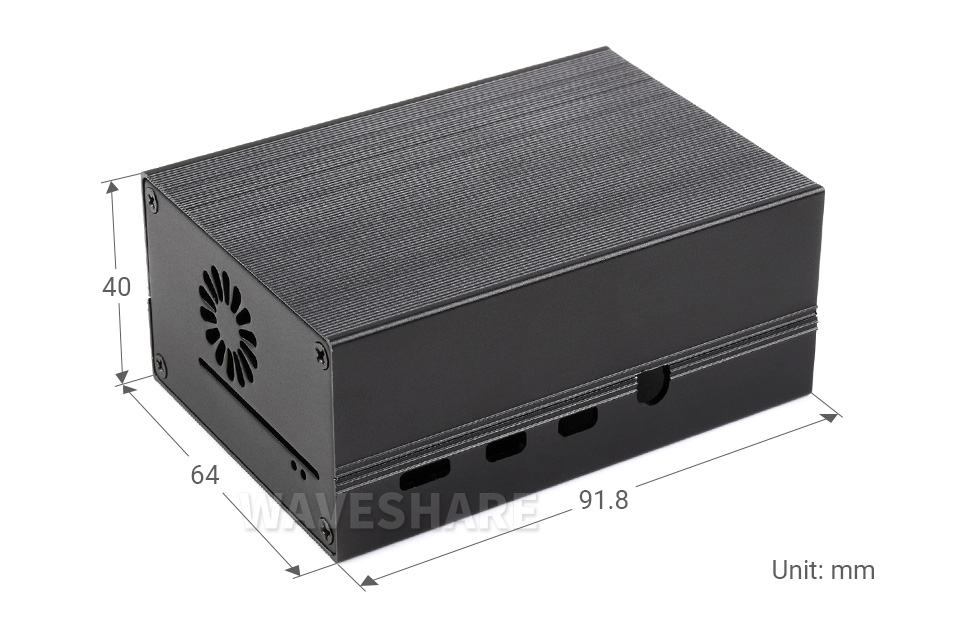 树莓派4B散热外壳尺寸