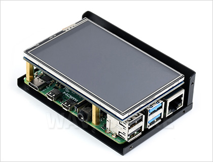 树莓派 3.5 寸屏金属外壳安装步骤