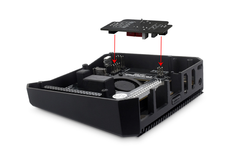 树莓派 5 铝合金外壳安装简便