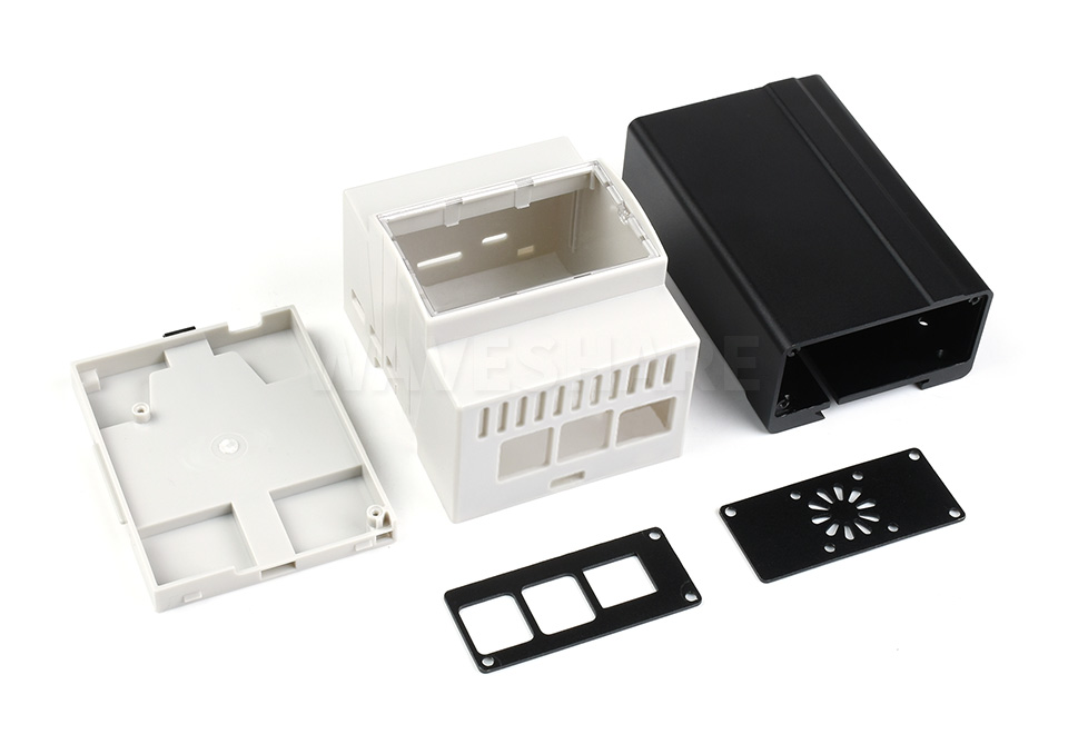 树莓派 5 注塑导轨外壳批量可定制开孔