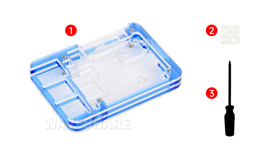 树莓派 5 亚克力透明外壳配置清单