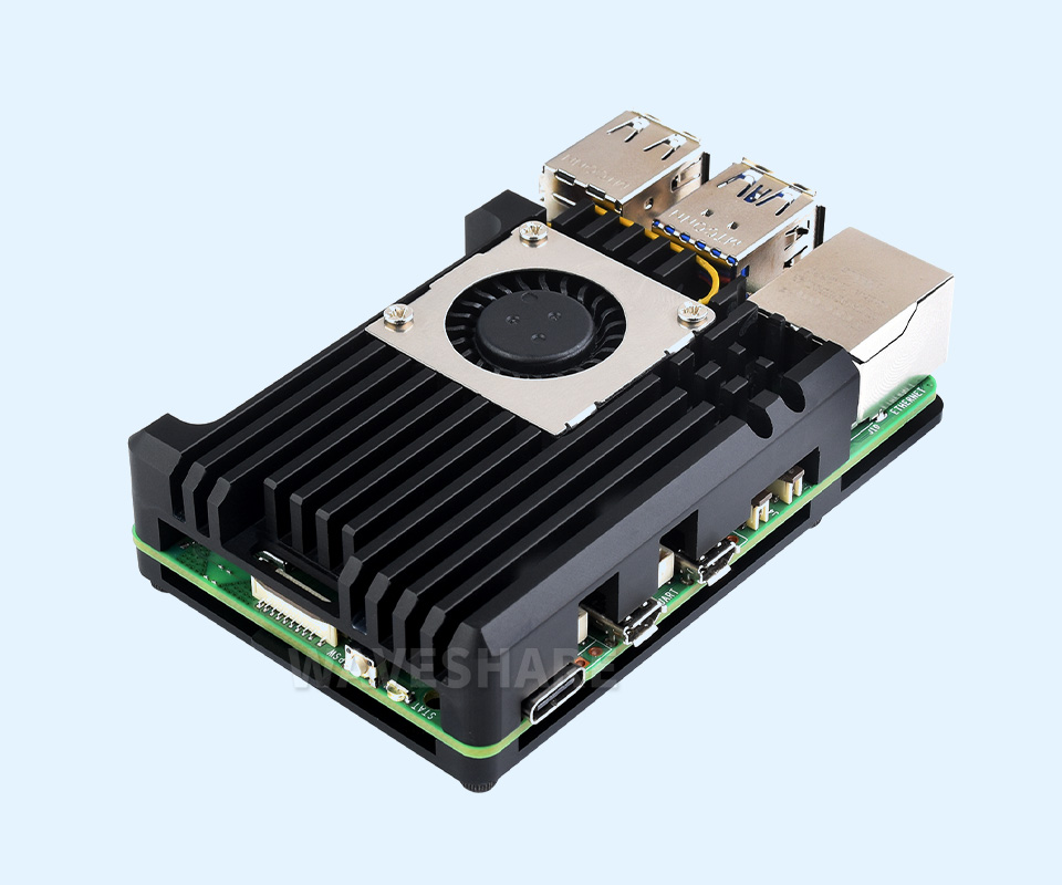 树莓派 5 铝合金散热外壳