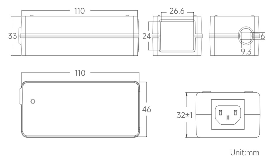 12V 2A 电源美规 (US)英规 (UK)欧规 (EU)