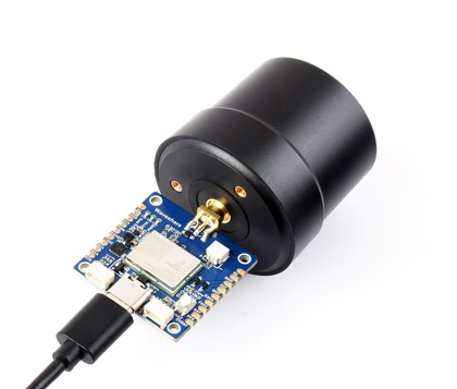 Q39 GNSS天线与LG290P模块接线示例 - 宽体螺旋天线连接RTK定位模块