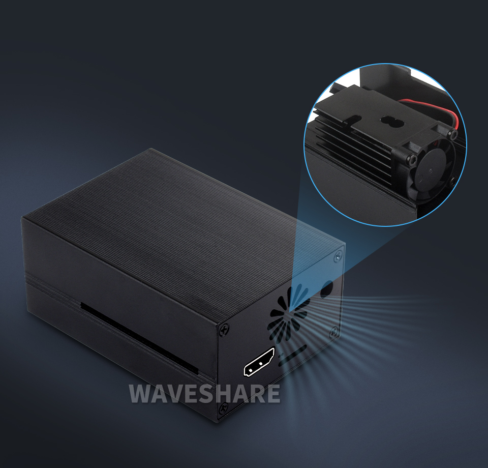 旭日® X3 派鳍片式散热外壳