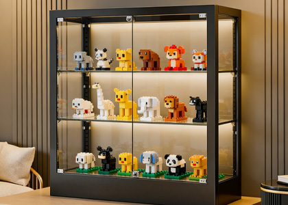 RGBWC 幻彩 COB 灯带 乐高展柜氛围照明应用