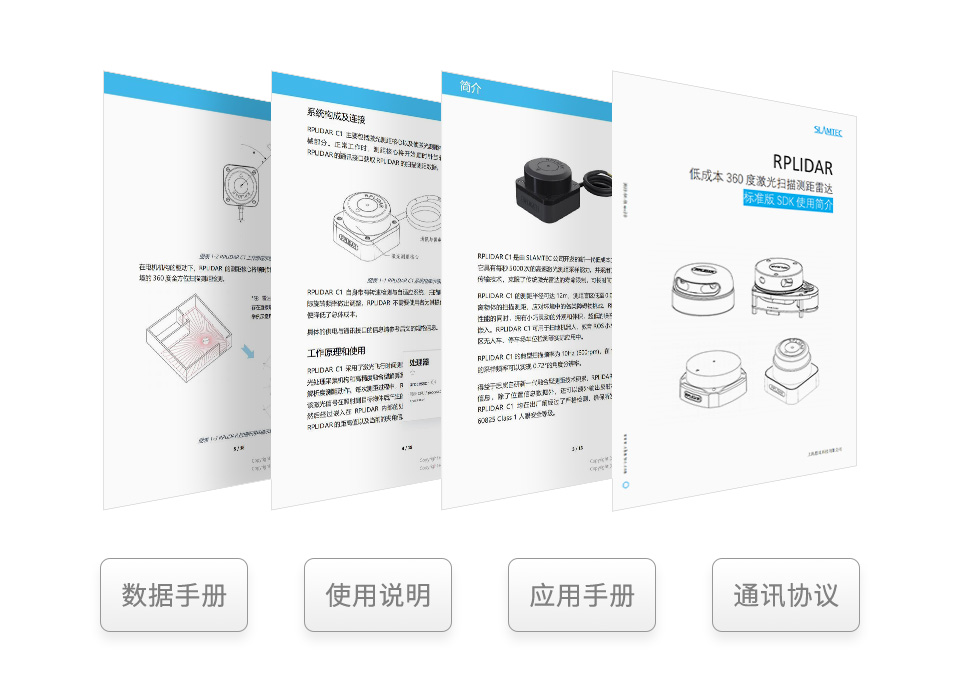 RPLIDAR A1 360°激光扫描测距雷达技术文档支持