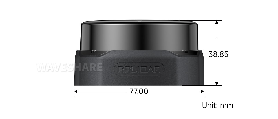 RPLIDAR S2 高性能紧凑型 DTOF 激光雷达外形尺寸
