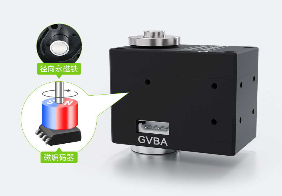 45KG.cm 金属串行总线舵机高精度 360° 磁编码器
