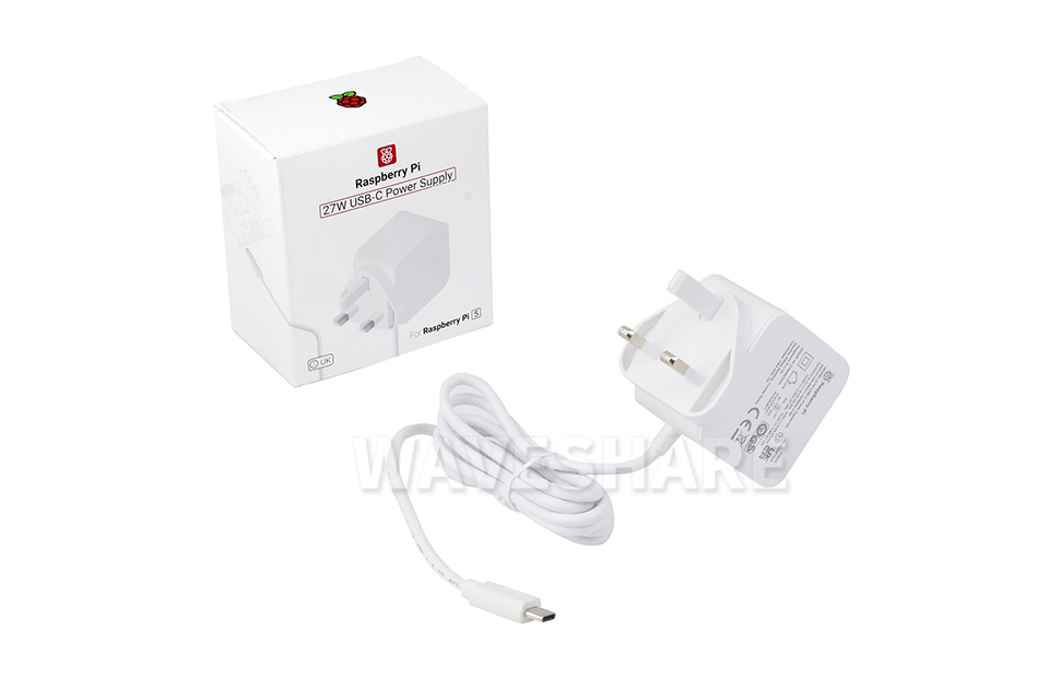 27W USB Type-C 电源白色英规 (UK) 配置清单